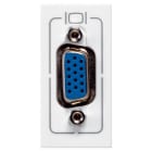 Legrand - Prise HD 15 femelle préconnectorisée Mosaic 1 module - blanc