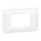 Legrand - Plaque de finition Mosaic pour 3 modules blanc