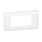 Legrand - Plaque de finition horizontale Mosaic pour 4 modules blanc