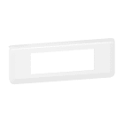 Plaque de finition horizontale Mosaic pour 6 modules blanc