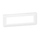 Legrand - Plaque de finition horizontale Mosaic pour 8 modules blanc