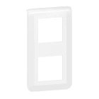 Legrand - Plaque de finition verticale Mosaic pour 2x2 modules blanc