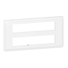 Legrand - Plaque de finition Mosaic pour 2x10 modules blanc