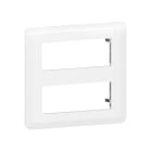 Legrand - Plaque de finition Mosaic pour 2x5 modules blanc