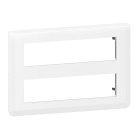 Legrand - Plaque de finition Mosaic pour 2x8 modules blanc