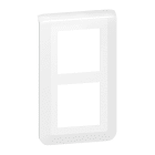 Legrand - Plaque de finition verticale speciale renovation Mosaic pour 2x2 modules blanc