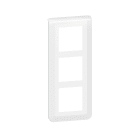 Legrand - Plaque de finition verticale spéciale rénovation Mosaic pour 3x2 modules blanc