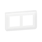 Legrand - Plaque de finition horizontale speciale renovation Mosaic pour 2x2 modules blanc