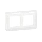 Legrand - Plaque de finition horizontale spéciale rénovation Mosaic pour 2x2 modules blanc