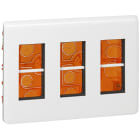 Legrand - Kit poste de travail encastré Mosaic pour 3x4 modules