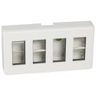 Legrand - Kit poste de travail en saillie Mosaic pour 4x4 modules