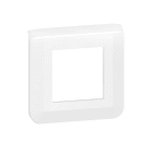 Legrand - Lot de 100 plaques de finition à clipser Mosaic pour 2 modules blanc