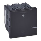 Legrand - Variateur universel 2 fils 125W LED Mosaic noir