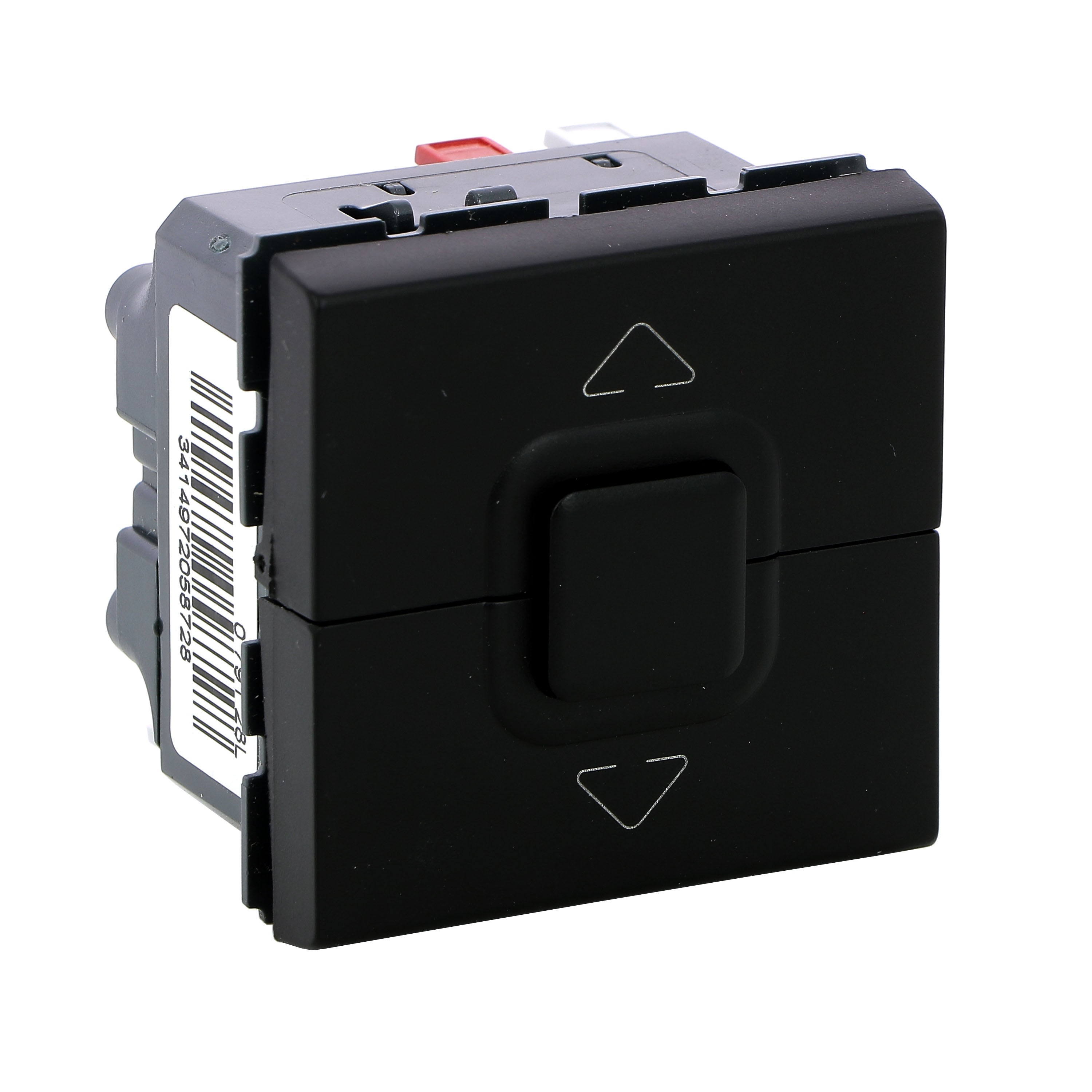 Legrand - Poussoir 500W maximum Mosaic pour 1 ou plusieurs volets roulants - noir