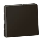 Legrand - Poussoir ou poussoir inverseur Mosaic Easy-Led 6A 250V~ 2 modules - noir mat