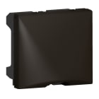 Legrand - Sortie de câbles Mosaic 2 modules - serre-câbles, câbles Ø12m-Ø4mm - noir mat