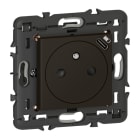 Legrand - Prise 2P+T Surface avec Prise USB Type-C Mosaic 2 modules avec support - noir