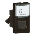 Legrand - Prise RJ45 catégorie 6 FTP Mosaic 1 module - noir mat