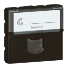 Legrand - Prise RJ45 catégorie 6 FTP Mosaic 2 modules - noir mat
