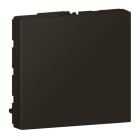 Legrand - Obturateur Mosaic - 2 modules - finition noir mat