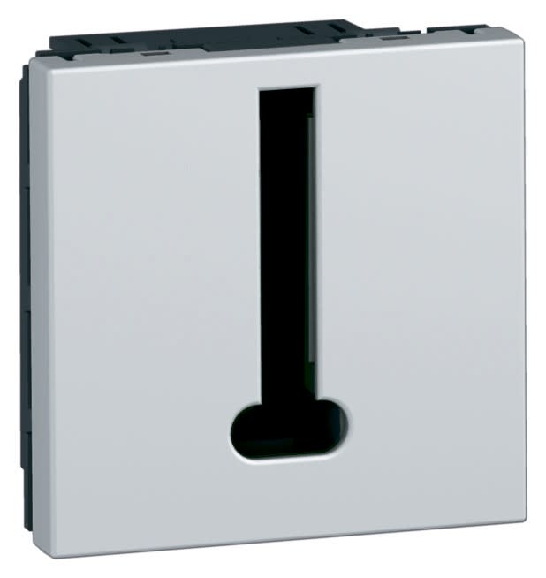 Legrand - Prise téléphone 8 contacts Mosaic 2 modules - alu