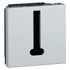 Legrand - Prise téléphone 8 contacts Mosaic 2 modules - alu