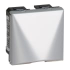 Legrand - Sortie de câble Mosaic 2 modules + serre-câbles-câble Ø4-12mm -alu