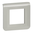 Legrand - Plaque de finition Mosaic pour 2 modules alu