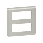 Legrand - Plaque de finition Mosaic pour 2x5 modules alu