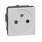 Legrand - Prise 2P+T Surface Mosaic 2 modules avec connexion par bornes automatiques alu