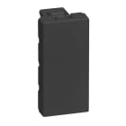 Legrand - Obturateur Mosaic 1 module - finition noir