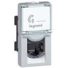 Legrand - Prise RJ45 catégorie5e FTP Mosaic 1 module - alu
