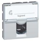 Legrand - Prise RJ45 catégorie 6 FTP Mosaic 2 modules - alu