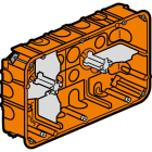 Legrand - Boîte multimatériaux Batibox 2x3 postes ou 2x6 à 8 modules - profondeur 50mm