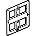 Legrand - Support à vis Mosaic , Céliane ou Soliroc pour 2x2 postes ou 2x4 à 5 modules