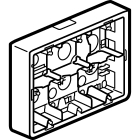 Legrand - Cadre saillie prof. 46mm Mosaic pour 2x6, 2x8 ou 2x3x2 modules et support 080266