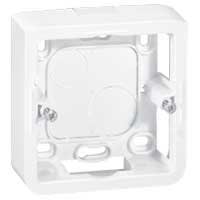 Legrand - Cadre saillie profondeur 30mm Mosaic pour 2 modules et support référence 080251