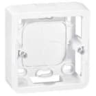 Legrand - Cadre saillie profondeur 30mm Mosaic pour 2 modules et support référence 080251