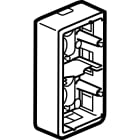Legrand - Cadre Mosaic pour 4 modules montage vertical - profondeur 40mm