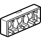 Legrand - Cadre Mosaic pour 6 modules montage horizontal - profondeur 40mm