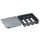 Legrand - Boîte sol plastique béton, 24 modules, couvercle amovible, installation rapide