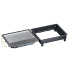 Legrand - Trappe métal 12/18 modules, couvercle amovible, hauteur réglable