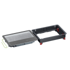 Legrand - Trappe métal béton, couvercle amovible, 8/12 modules, IP20, hauteur 69-250mm