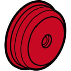 Legrand - Aimant de fixation pour boîte Batibox béton 1200N couleur rouge