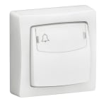 Legrand - Poussoir porte-etiquette complet Appareillage saillie - blanc
