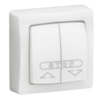 Legrand - Double poussoir pour volets roulants Appareillage saillie complet blanc