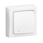 Legrand - Va-et-vient led temoin complet Appareillage saillie - blanc