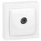 Legrand - Prise télévision simple mâle Appareillage saillie complet - blanc