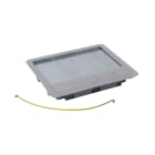 Legrand - Couvercle métal revêtement inox pour boîte de sol version standard 12/18 modules
