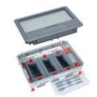 Legrand - Kit boite de sol cadre + couvercle plastique + supports horizontaux 12 modules